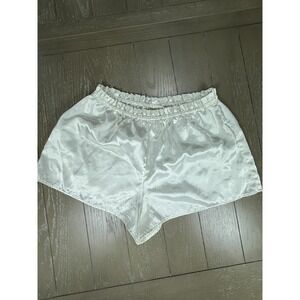 Vintage Victorias Secret Shorts Womens Medium Satin Sleepwear Lingerie 90s